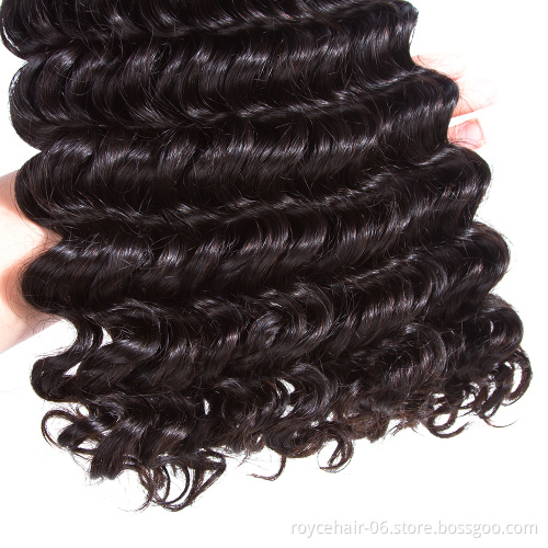 Chinese Virgin Hair Bundles with Closure Human Hair Weave Bundles with Closure  Most Expensive Remy Hair